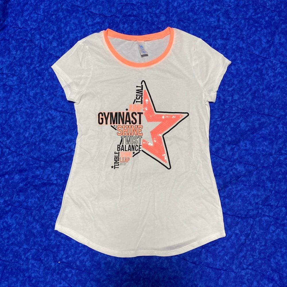 Justice Gymnast T-shirt NWOT